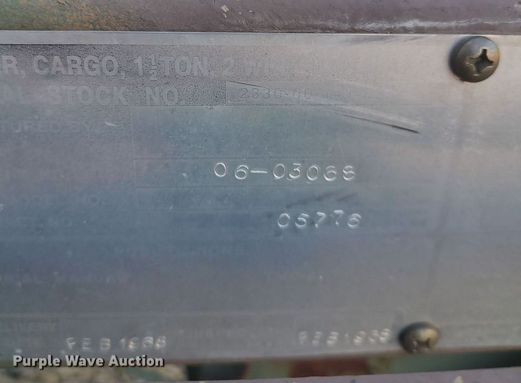 image for item LG9558 1968  enclosed cargo trailer