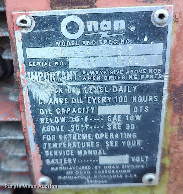 image for item LG9560 Lincoln Lincwelder 225  welder/generator