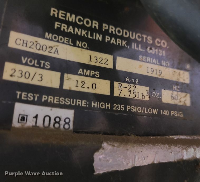 image for item LH9801 Remcor CH2002A  liquid cooling system