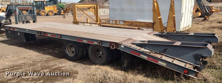 image for item LK9496 2007 Belshe DT22  equipment trailer