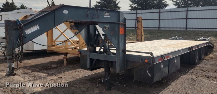 image for item LK9496 2007 Belshe DT22  equipment trailer