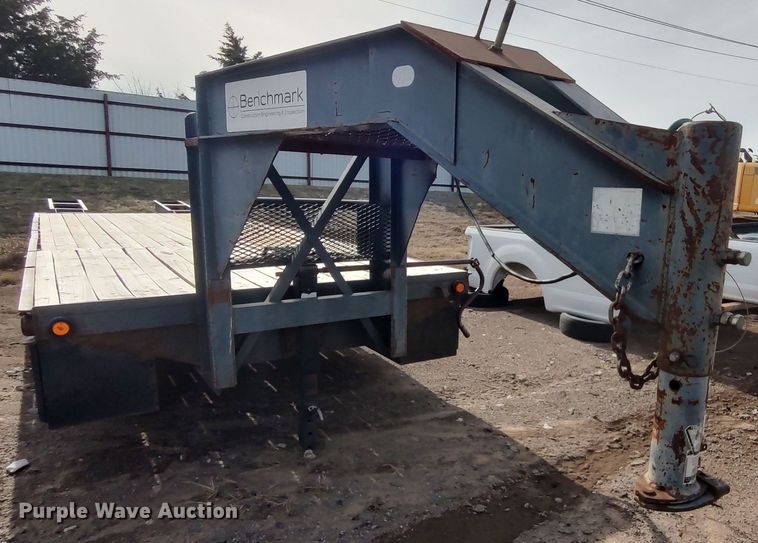 image for item LK9496 2007 Belshe DT22  equipment trailer