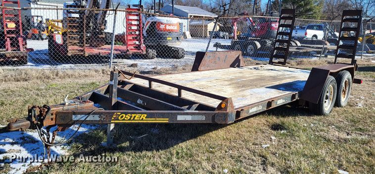 image for item LR9164 2002 Foster Bass 1612  equipment trailer