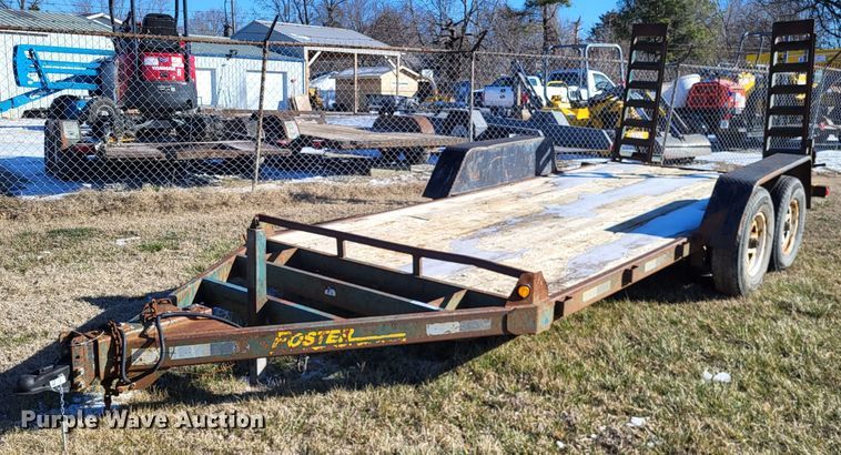 image for item LR9165 2002 Foster Bass 1612  equipment trailer