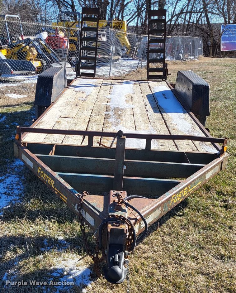 image for item LR9165 2002 Foster Bass 1612  equipment trailer
