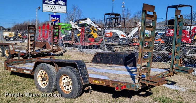 image for item LR9165 2002 Foster Bass 1612  equipment trailer