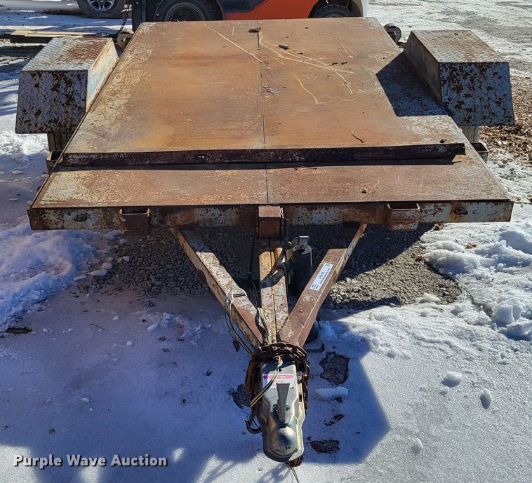 image for item LR9166 1998 Shop built  utility trailer