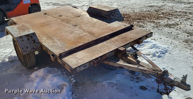 image for item LR9166 1998 Shop built  utility trailer