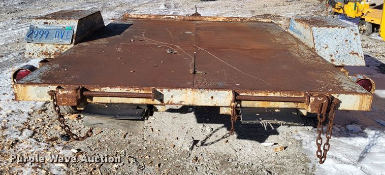 image for item LR9166 1998 Shop built  utility trailer