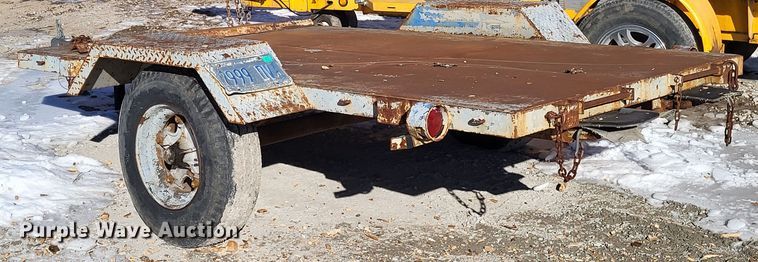 image for item LR9166 1998 Shop built  utility trailer