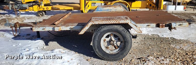 image for item LR9166 1998 Shop built  utility trailer