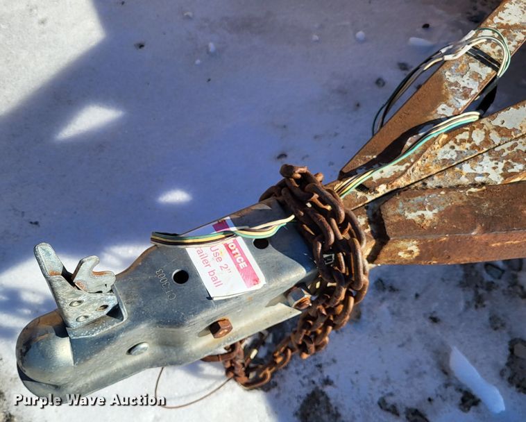 image for item LR9166 1998 Shop built  utility trailer