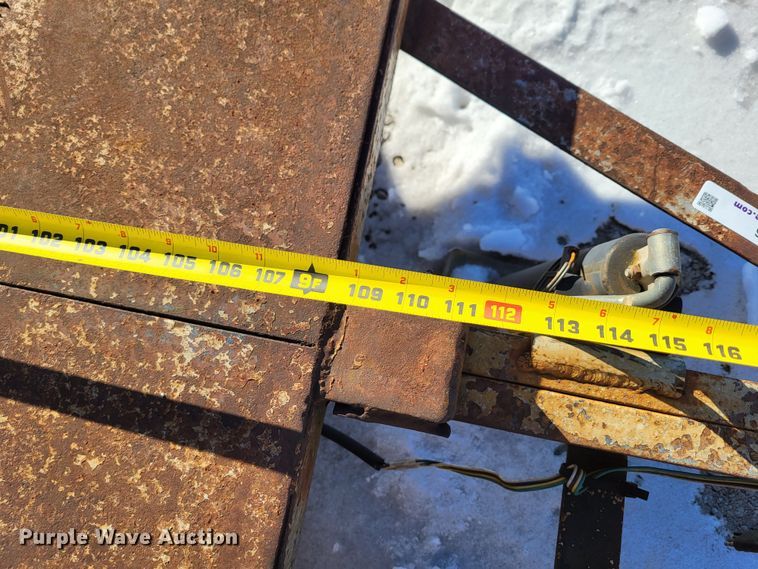 image for item LR9166 1998 Shop built  utility trailer