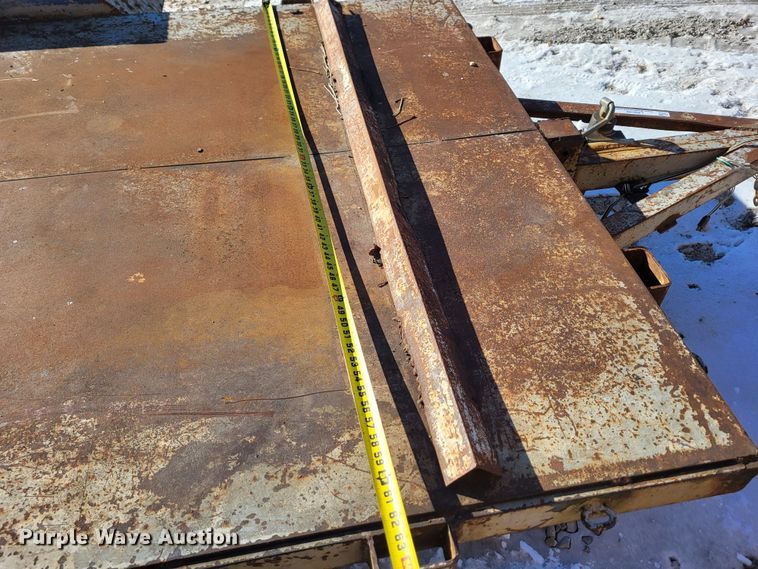 image for item LR9166 1998 Shop built  utility trailer