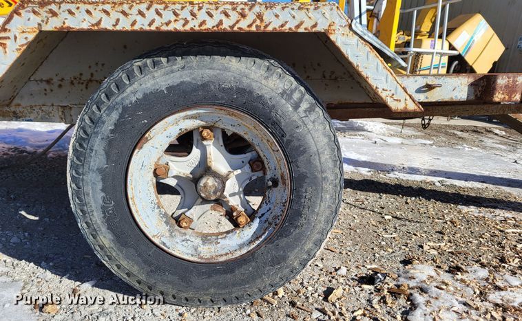 image for item LR9166 1998 Shop built  utility trailer