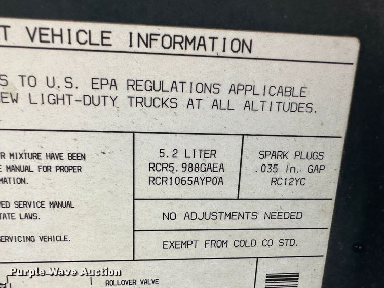 image for item LT9463 1994 Dodge Dakota  Club Cab pickup truck