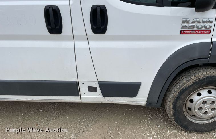 image for item MA9910 2017 Dodge Ram ProMaster 2500  van