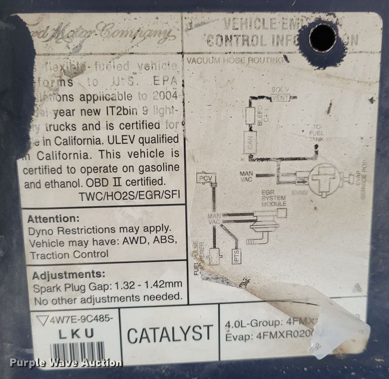 image for item MC9584 2004 Ford Explorer XLT  SUV