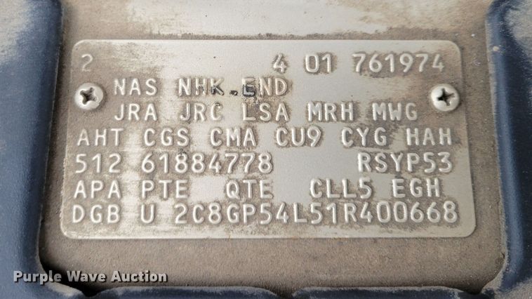 image for item MC9587 2001 Chrysler Town & Country LXi  van