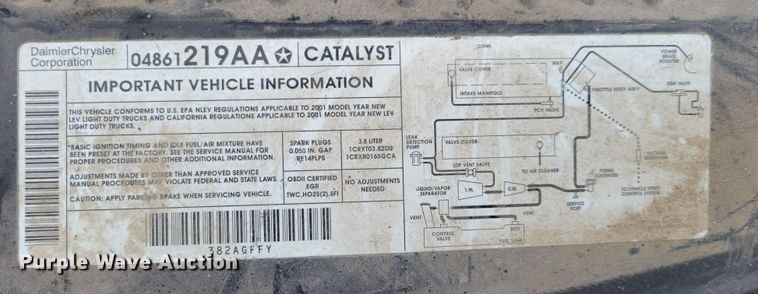 image for item MC9587 2001 Chrysler Town & Country LXi  van