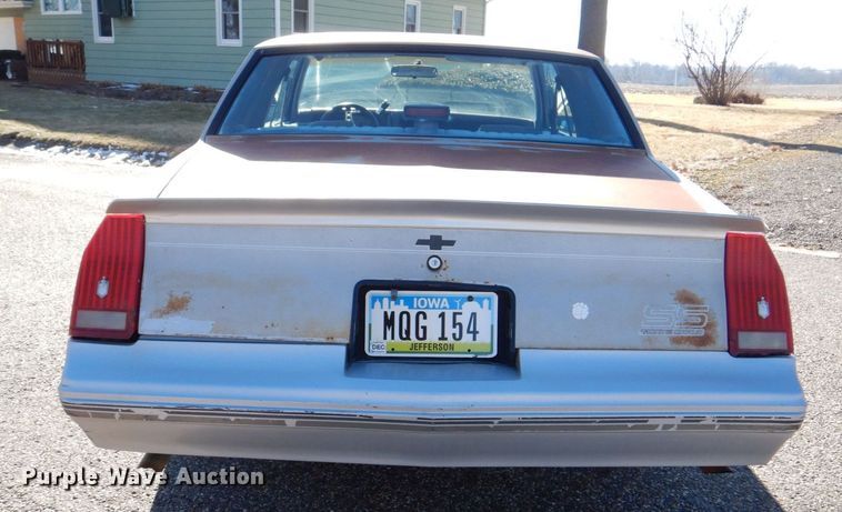 image for item MC9793 1987 Chevrolet Monte Carlo SS