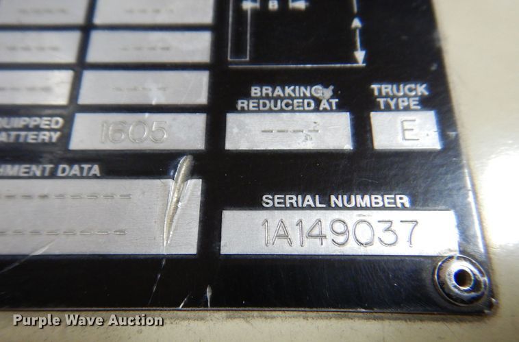 image for item MC9794 Crown 20MT  forklift