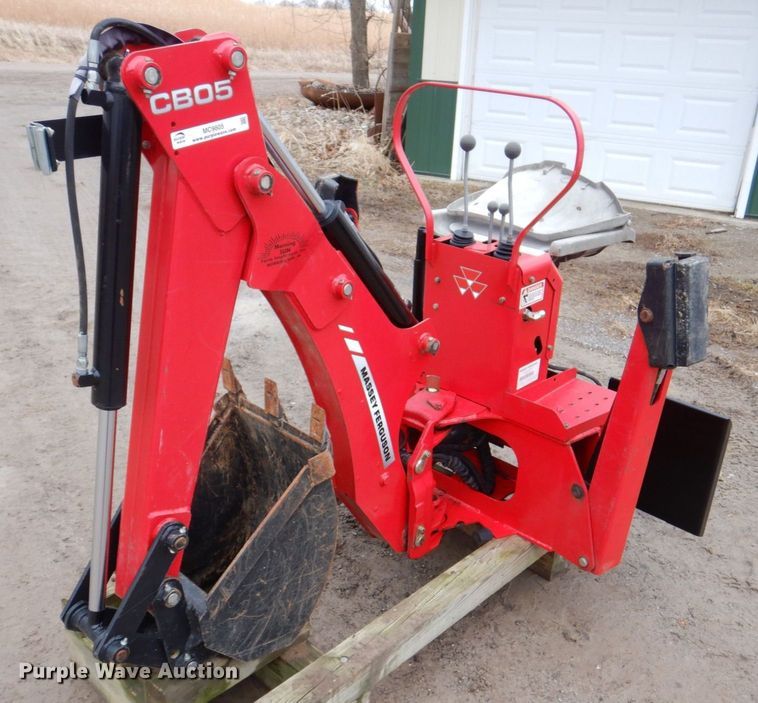 image for item MC9805 Massey Ferguson CB05  skid steer backhoe attachment