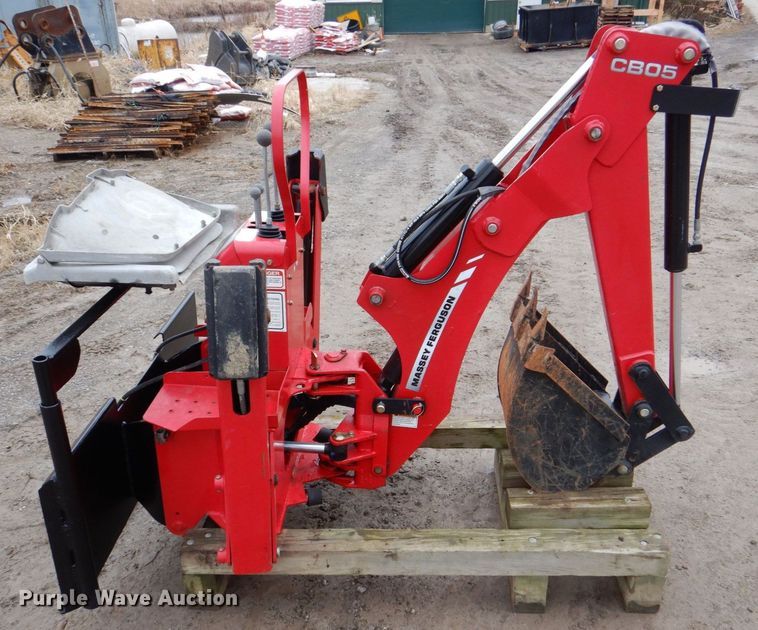 image for item MC9805 Massey Ferguson CB05  skid steer backhoe attachment