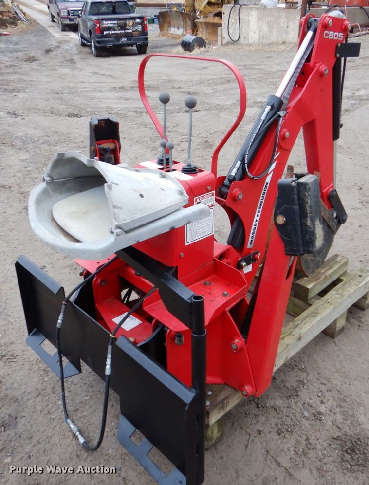 image for item MC9805 Massey Ferguson CB05  skid steer backhoe attachment