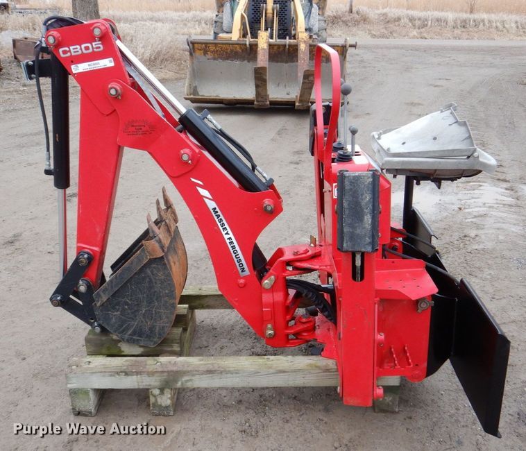 image for item MC9805 Massey Ferguson CB05  skid steer backhoe attachment