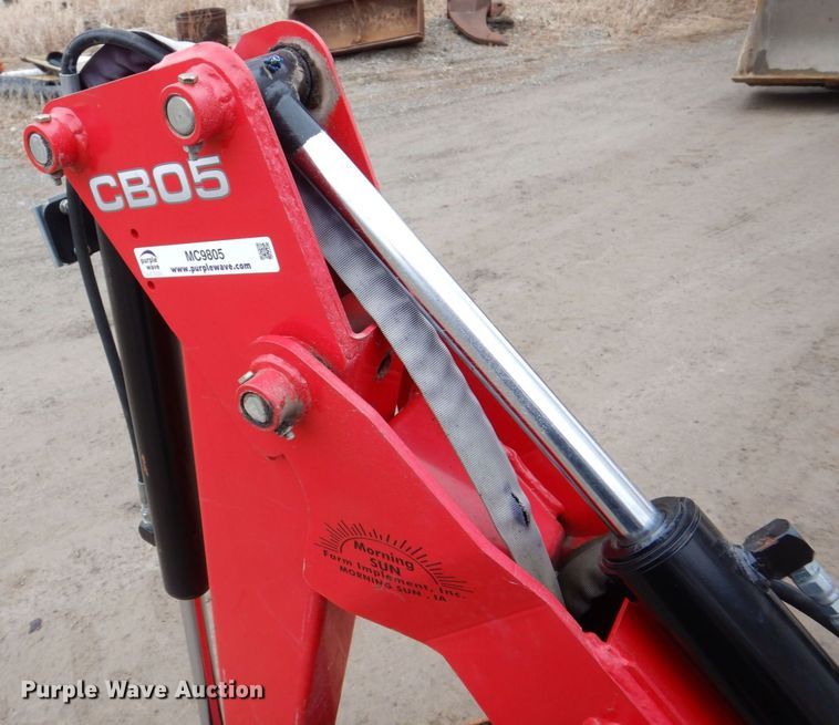 image for item MC9805 Massey Ferguson CB05  skid steer backhoe attachment
