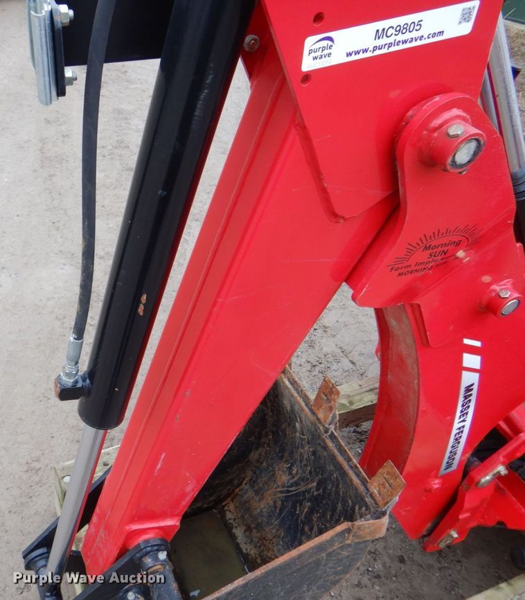 image for item MC9805 Massey Ferguson CB05  skid steer backhoe attachment