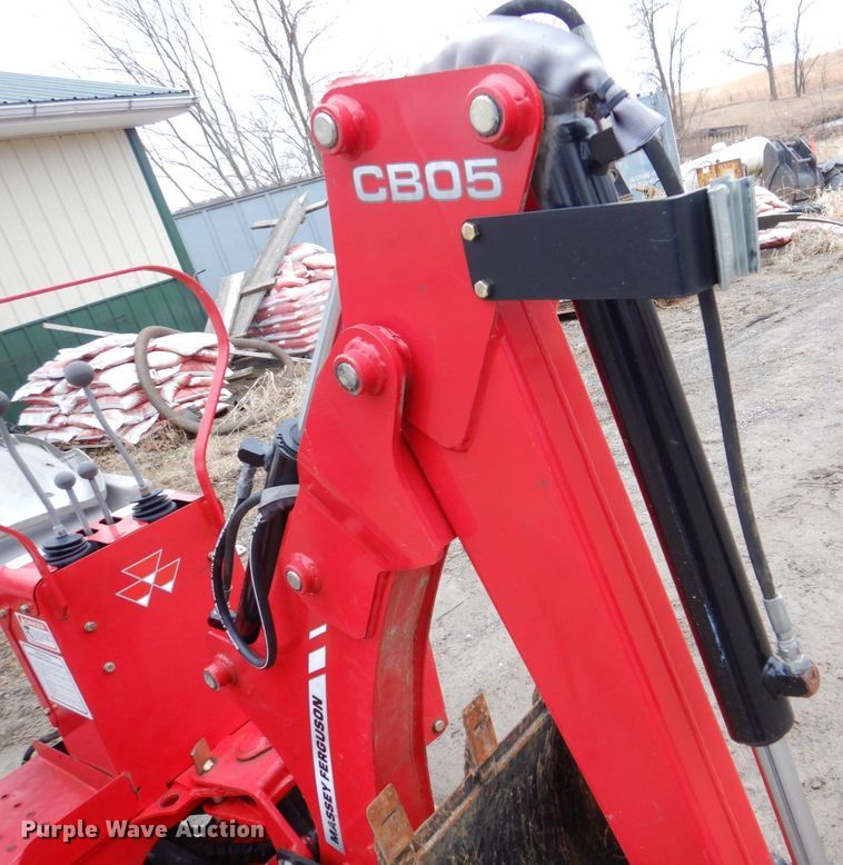image for item MC9805 Massey Ferguson CB05  skid steer backhoe attachment