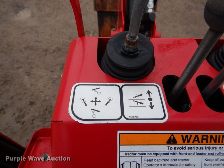 image for item MC9805 Massey Ferguson CB05  skid steer backhoe attachment