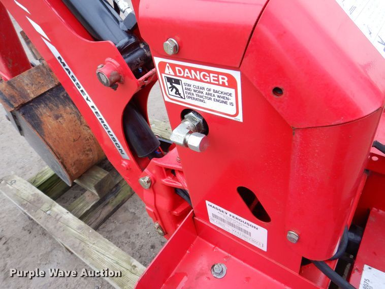 image for item MC9805 Massey Ferguson CB05  skid steer backhoe attachment