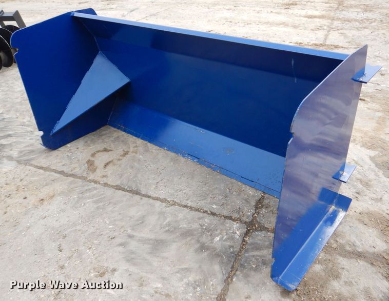 image for item MC9816 72" W skid steer snow pusher