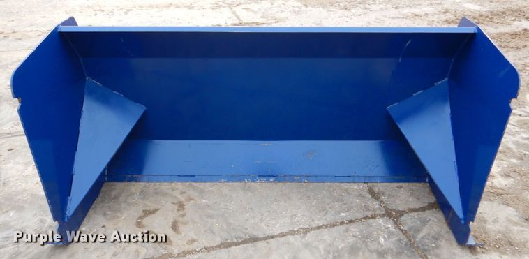 image for item MC9816 72" W skid steer snow pusher