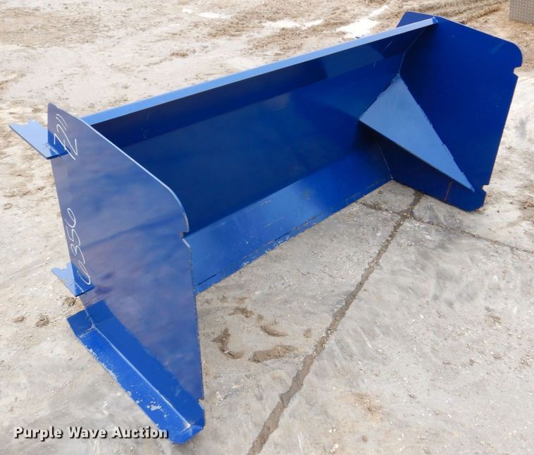 image for item MC9816 72" W skid steer snow pusher