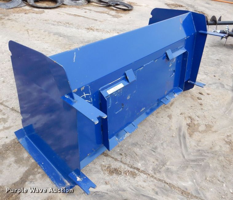 image for item MC9816 72" W skid steer snow pusher