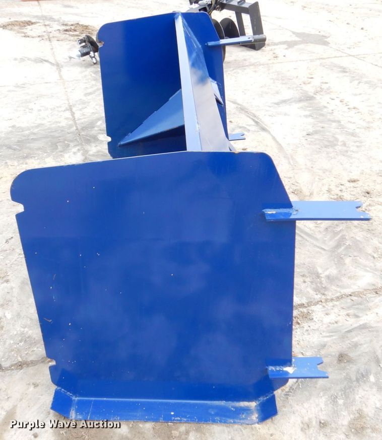 image for item MC9816 72" W skid steer snow pusher