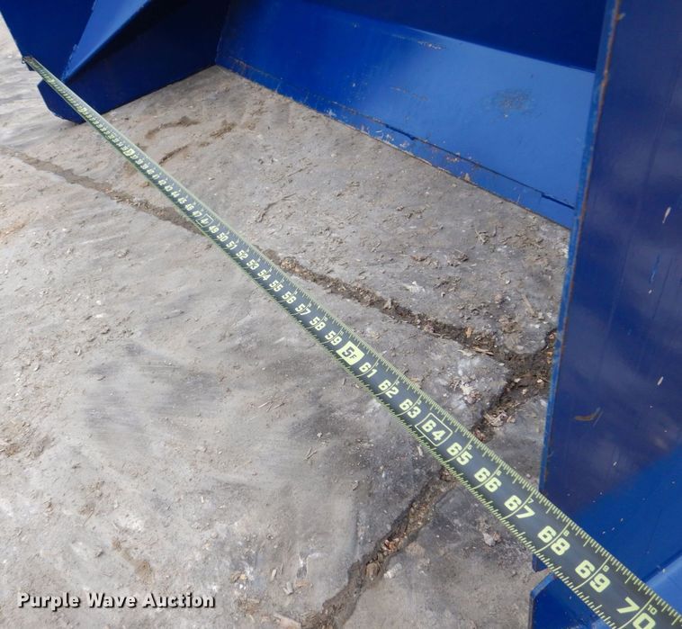 image for item MC9816 72" W skid steer snow pusher