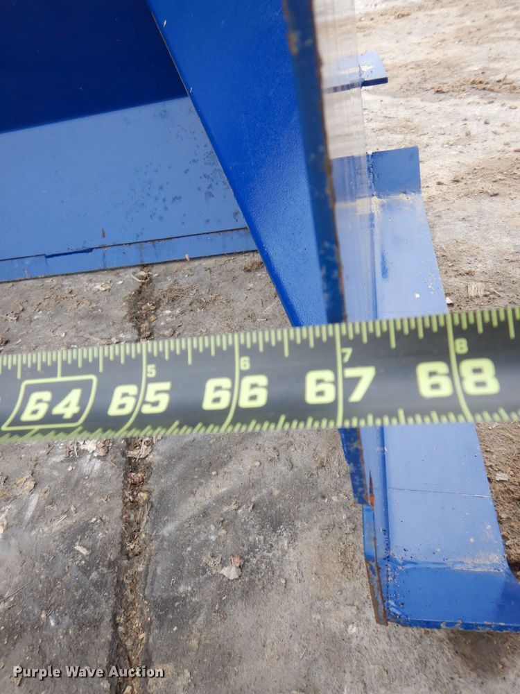 image for item MC9816 72" W skid steer snow pusher