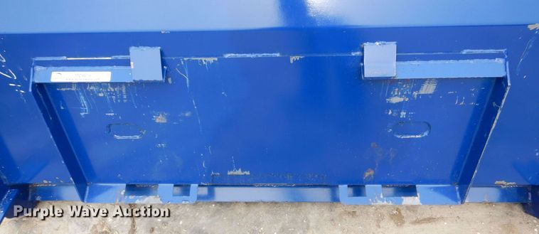 image for item MC9816 72" W skid steer snow pusher