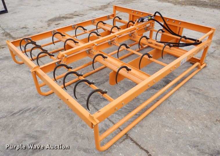 image for item MC9818 Land Honor  skid steer bale accumulator grapple