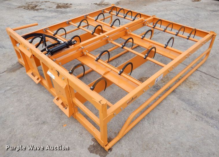 image for item MC9818 Land Honor  skid steer bale accumulator grapple