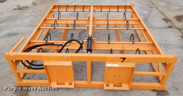 image for item MC9818 Land Honor  skid steer bale accumulator grapple