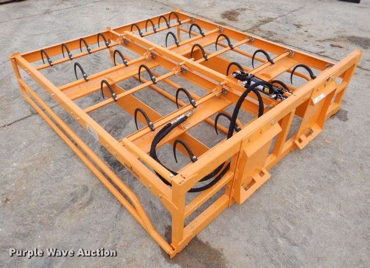 image for item MC9818 Land Honor  skid steer bale accumulator grapple