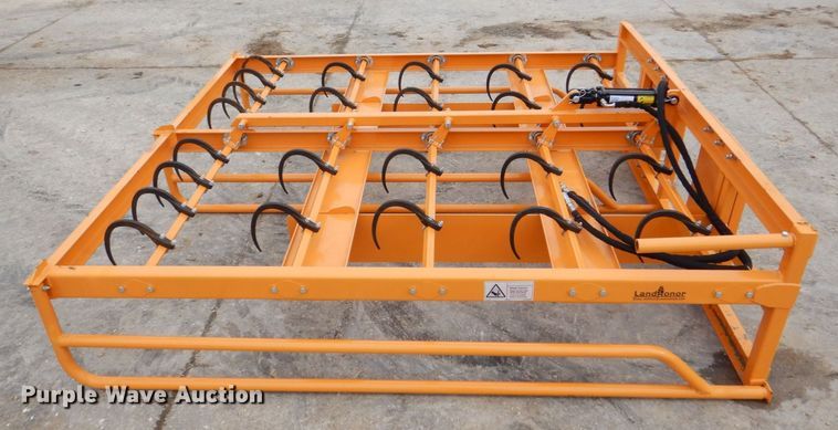 image for item MC9818 Land Honor  skid steer bale accumulator grapple