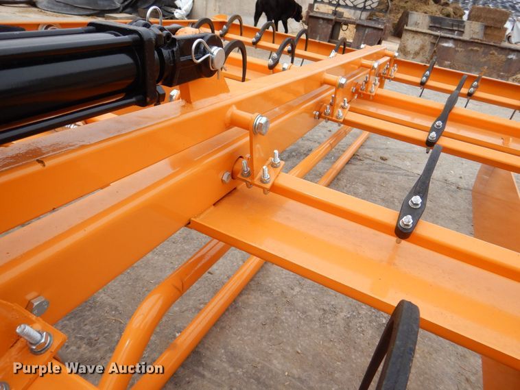 image for item MC9818 Land Honor  skid steer bale accumulator grapple