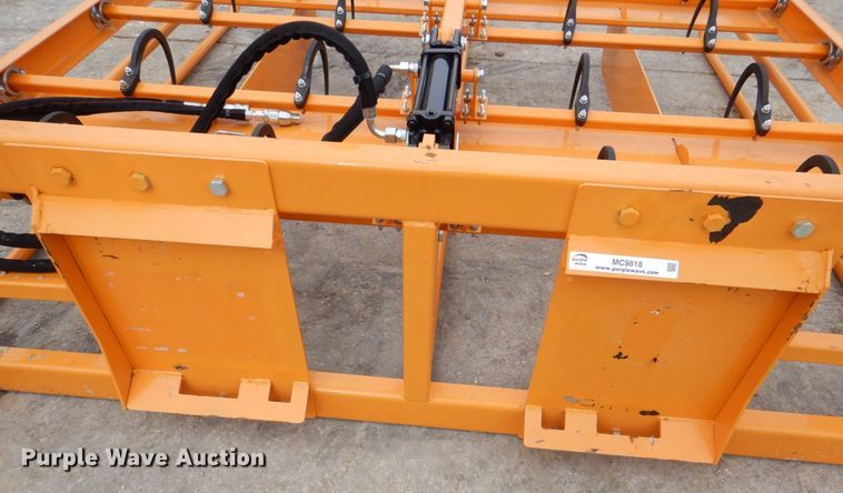 image for item MC9818 Land Honor  skid steer bale accumulator grapple